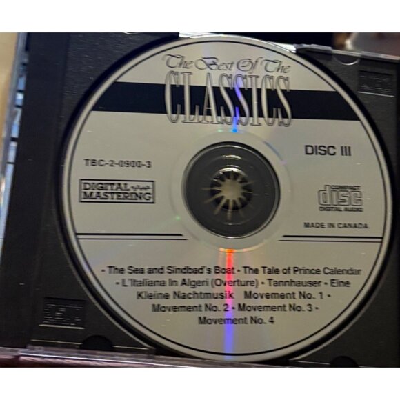 CD The Best Of The Classics Vol. 3 Disc III Digital 8 Tracks Made In Canada - Picture 3 of 8